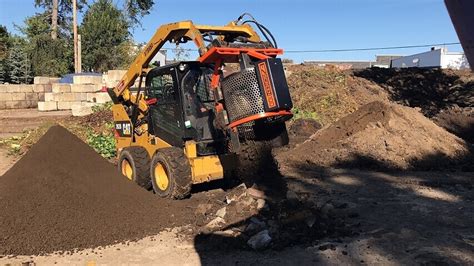 skid steer bucket topsoil screen|skid steer top soil screen.